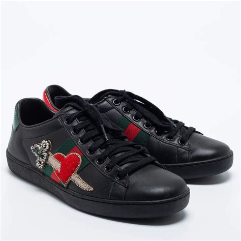 gucci heart dagger ace sneakers